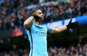 gabriel jesus celebracion telefono manchester city