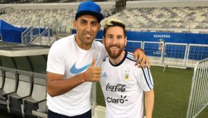 wanchope y Leo Messi argentina