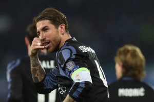 Sergio ramos celebración telefono real madrid napoli champions league