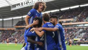 David Luiz con el Chelsea