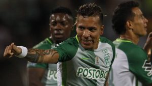 Dayro Moreno con Atlético Nacional