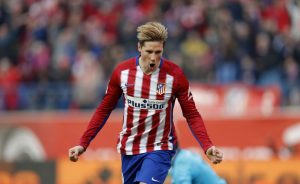 Fernando Torres con el Atlético