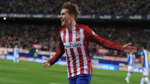 Griezmann con el Atlético
