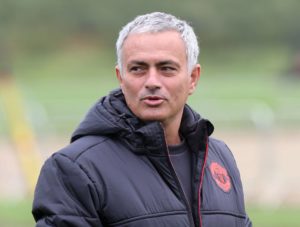 Jose Mourinho con el Manchester United