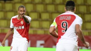 Kylian Mbappé y Falcao en el Mónaco