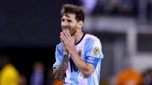 Leo Messi con Argentina