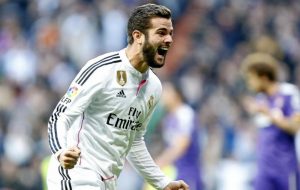 Nacho con el Real Madrid