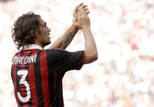 Maldini con el Milan