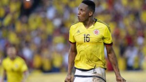 Yerry Mina con Colombia