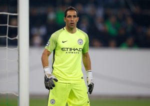 Claudio bravo en el manchester City 2017