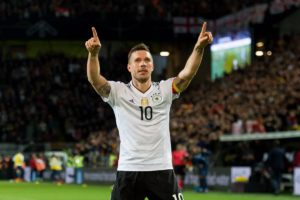 despedida de lukas podolski de la seleccion alemania 2017