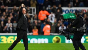 Benítez con el Newcastle