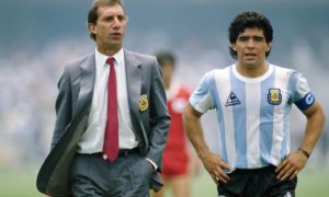 Bilardo y Maradona en México 86