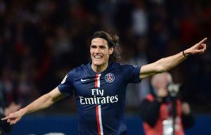 Cavani con el PSG