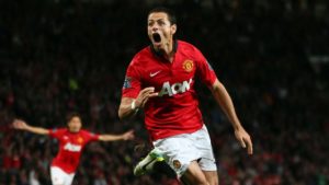 Chicharito con el United