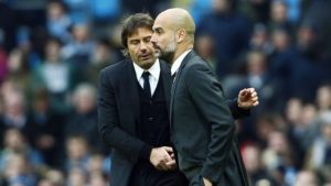 Conte y Guardiola en Stamford Bridge