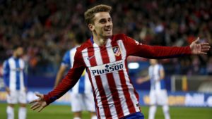 Griezmann con Atlético