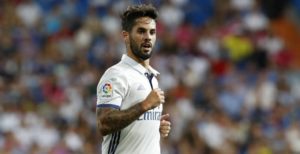 Isco Alarcón jugando con el Madrid