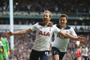 Kane y Ali ante el Arsenal