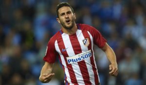 Koke con el Atlético