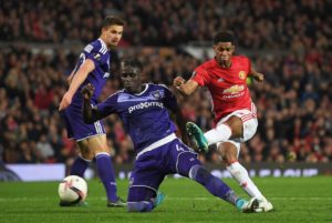 Rashford ante el Anderlecht