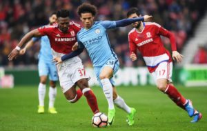Sané brillando con el City