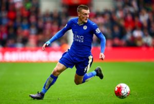 Vardy con el Leicester