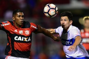 orlando berrio con el flamengo en copa libertadores 2017