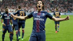 Cavani con el PSG