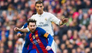 Cristiano y Messi en 'El Clásico'