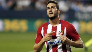 Koke con el Atlético
