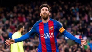 Leo Messi con el Barca