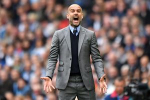 Pep Guardiola en el City