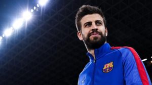 Piqué con el Barca