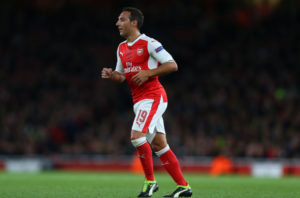Santi Cazorla en el Emirates