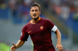 Totti en el estadio Olímpico