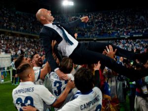 Zidane campeón de Liga