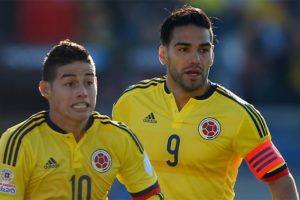 falcao y james en la seleccion colombia de pekerman