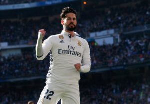 Isco con el Madrid