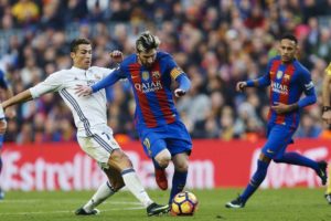 CR7, Messi y Neymar en 'El Clásico'
