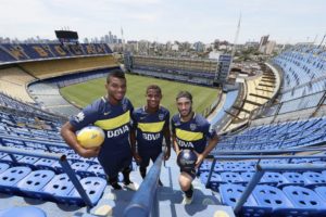 Fabra, Pérez y Barrios en Boca Juniors