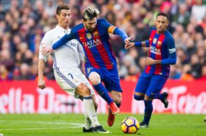 Cristiano y Messi en 'El Clásico'
