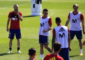 Entrenamiento de España