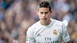 James con el Madrid