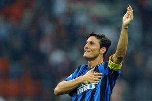 Javier Zanetti con el Inter de Milán