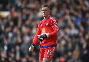 Jordan Pickford con el Preston North End