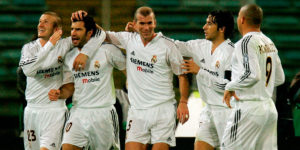 Los galácticos con el Real Madrid