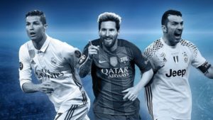 Messi, Ronaldo y Buffon