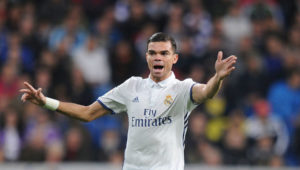 Pepe con el Real Madrid