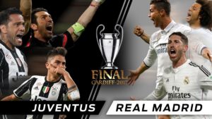 Real Madrid y Juventus en final de Champions League